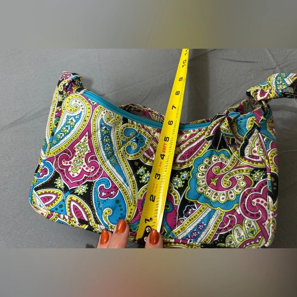 Vera Bradley Daphne Silk Baguette Shoulder Bag